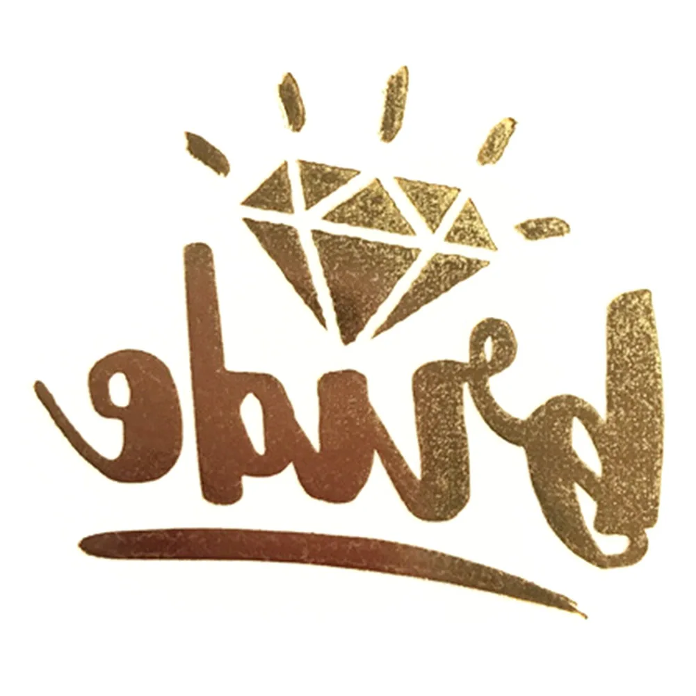 5 шт./лот Цвет случайный Flash надпись Bride Tribe Временная татуировка Стикеры бакалавра