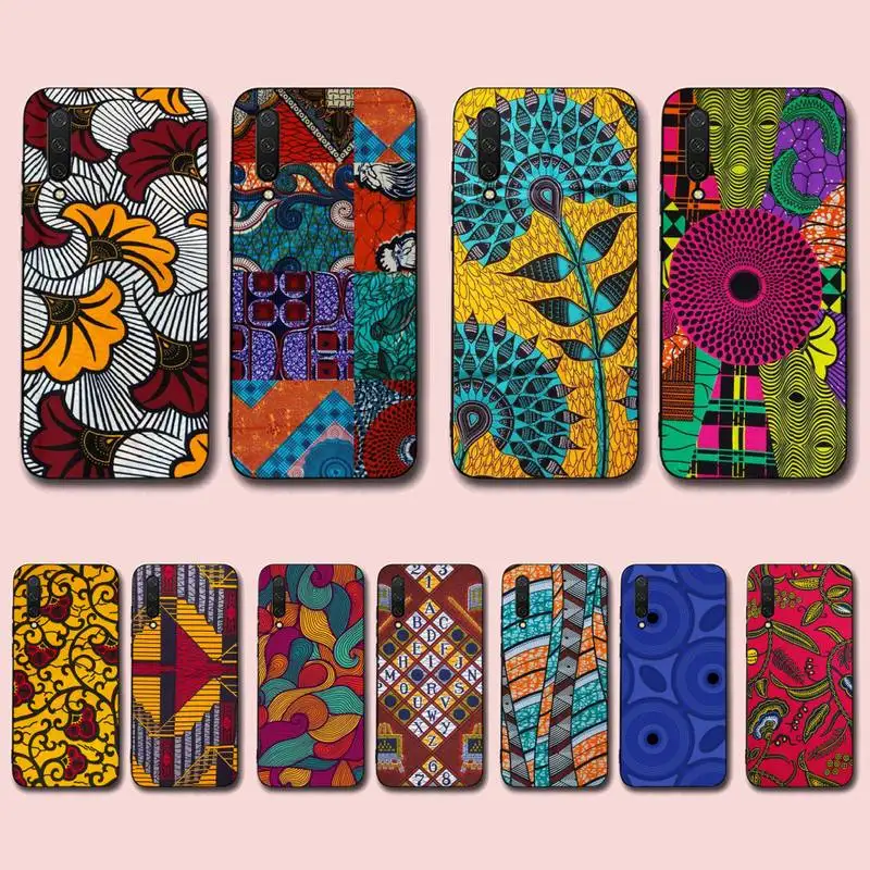 

FHNBLJ African style fabric print Phone Case for Xiaomi mi 9 8 10 5 6 lite F1 SE Max 3 2 mix 2s