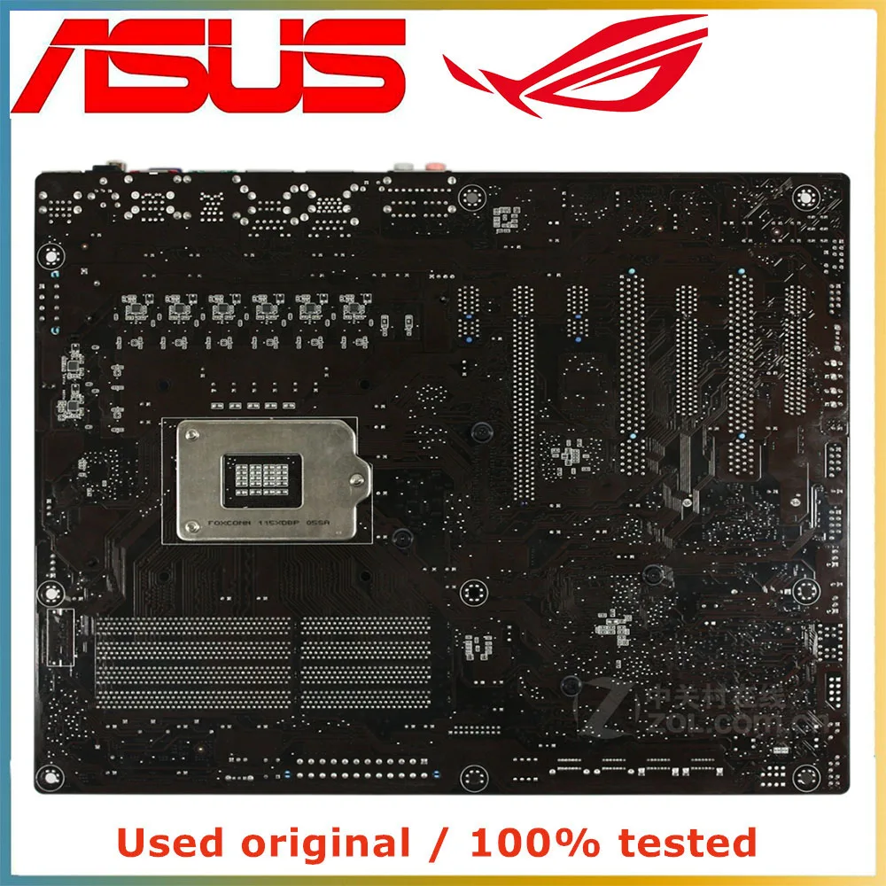 Для процессора Intel P67 LGA 1155 для ASUS P8P67 Deluxe материнская плата компьютера LGA1155 DDR3 б/у