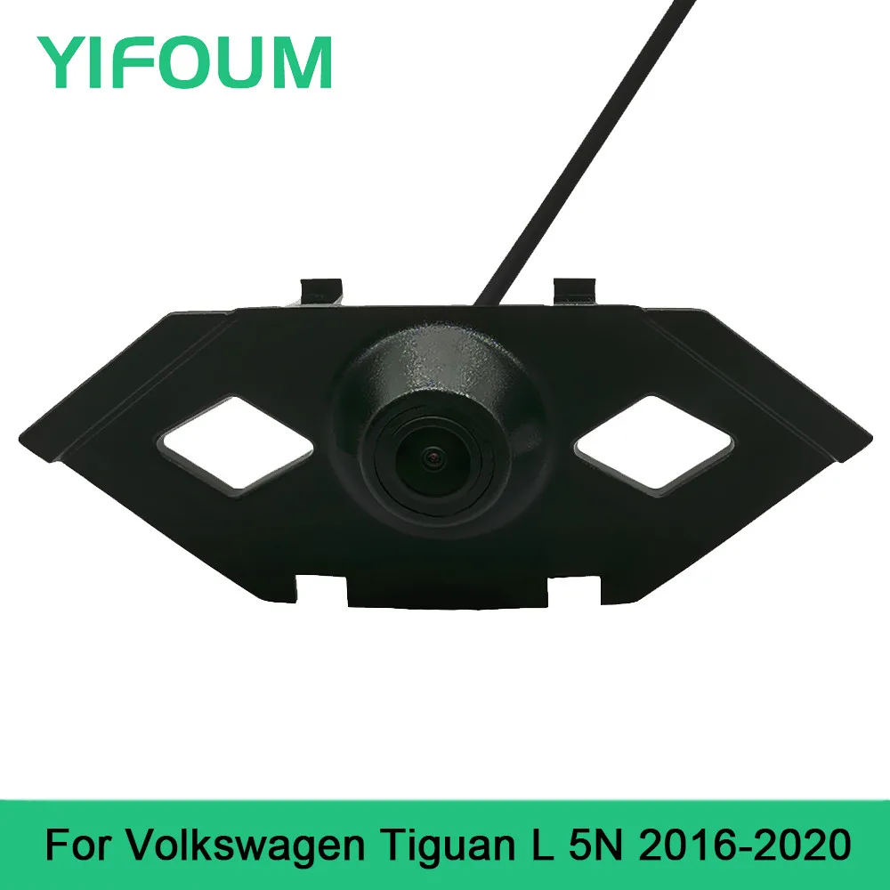 

YIFOUM HD CCD Car Front View Parking Night Vision Positive Waterproof Logo Camera For Volkswagen VW Tiguan L 5N 2016 2017-2020