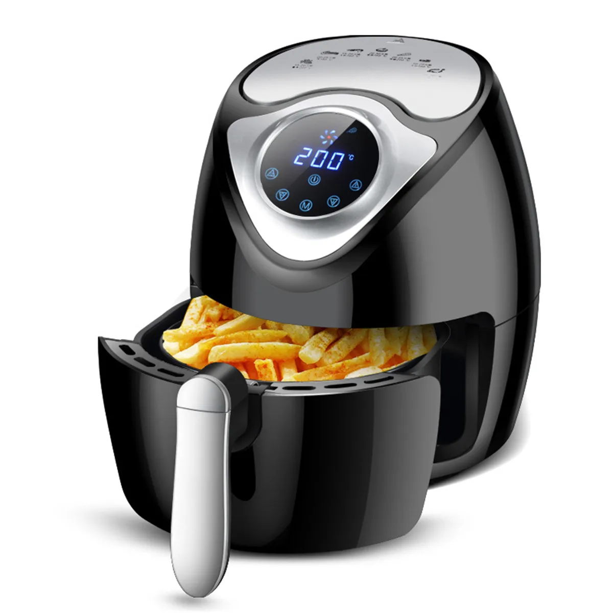 

3.5L 1300W Air Fryer Oven Roaster & Dehydrator Digital Timer Temperature Control Touch Screen Home Appliance French fries Machin
