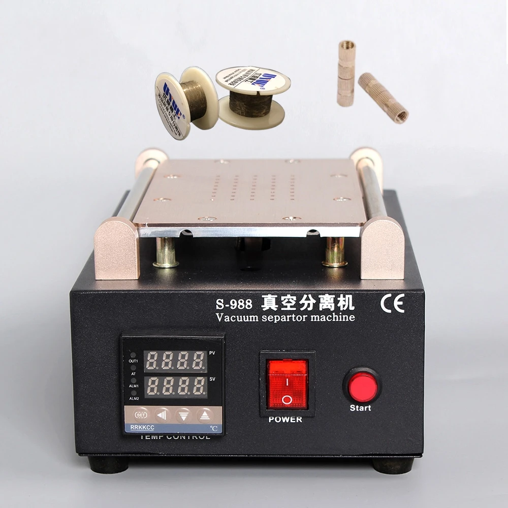 110 V/220 V мобильный телефон новейший встроенный насос вакуумная машина-сепаратор с ЖК-экраном макс 7 дюймов+ бесплатные подарки