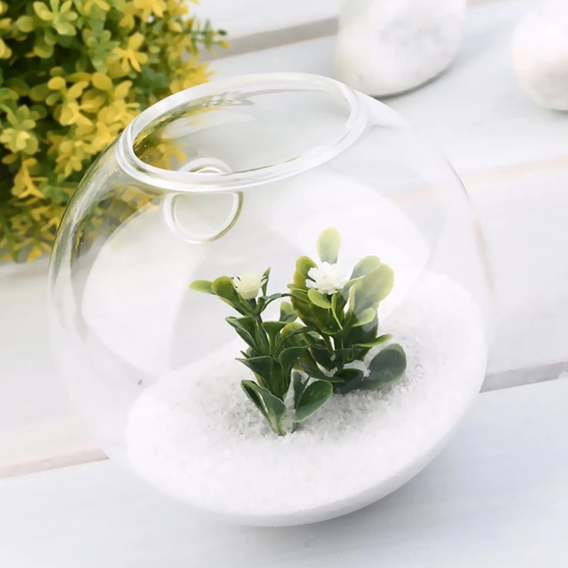 1 шт. высокое стекло висячая Цветочная ваза Террариум контейнер домашний садовый