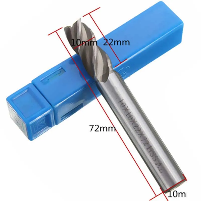 

4/6/8/10/12mm HSS CNC 4-Flute High-Speed End Mill Cutter Drill Bit Milling Tool