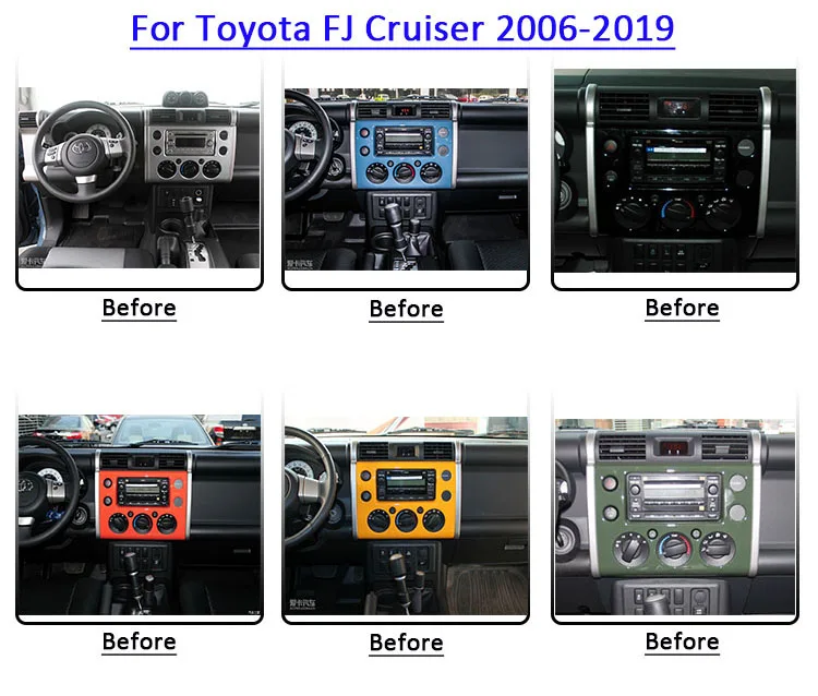12.3inch Android10 car multimedia player for Toyota FJ Cruiser 2006-2015 gps navigation radio audio stereo Carplay headunit | Автомобили и