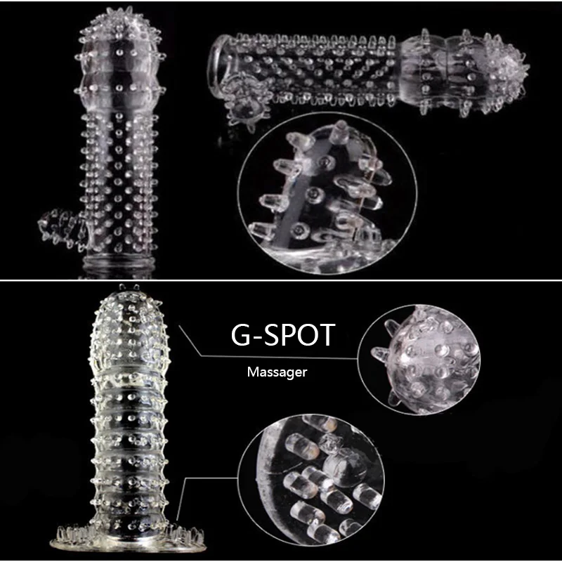 5 шт./компл пенис экстендер рукав кристаллический презерватив высокая