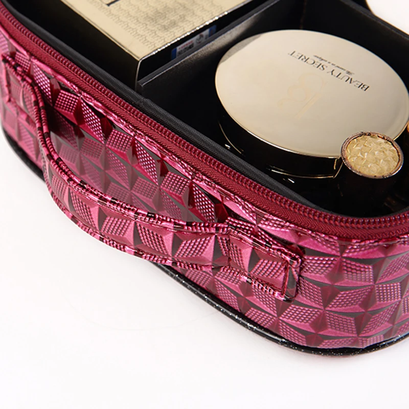 Косметичка из ПВХ для женщин модный роскошный Дорожный Чехол косметики легкая