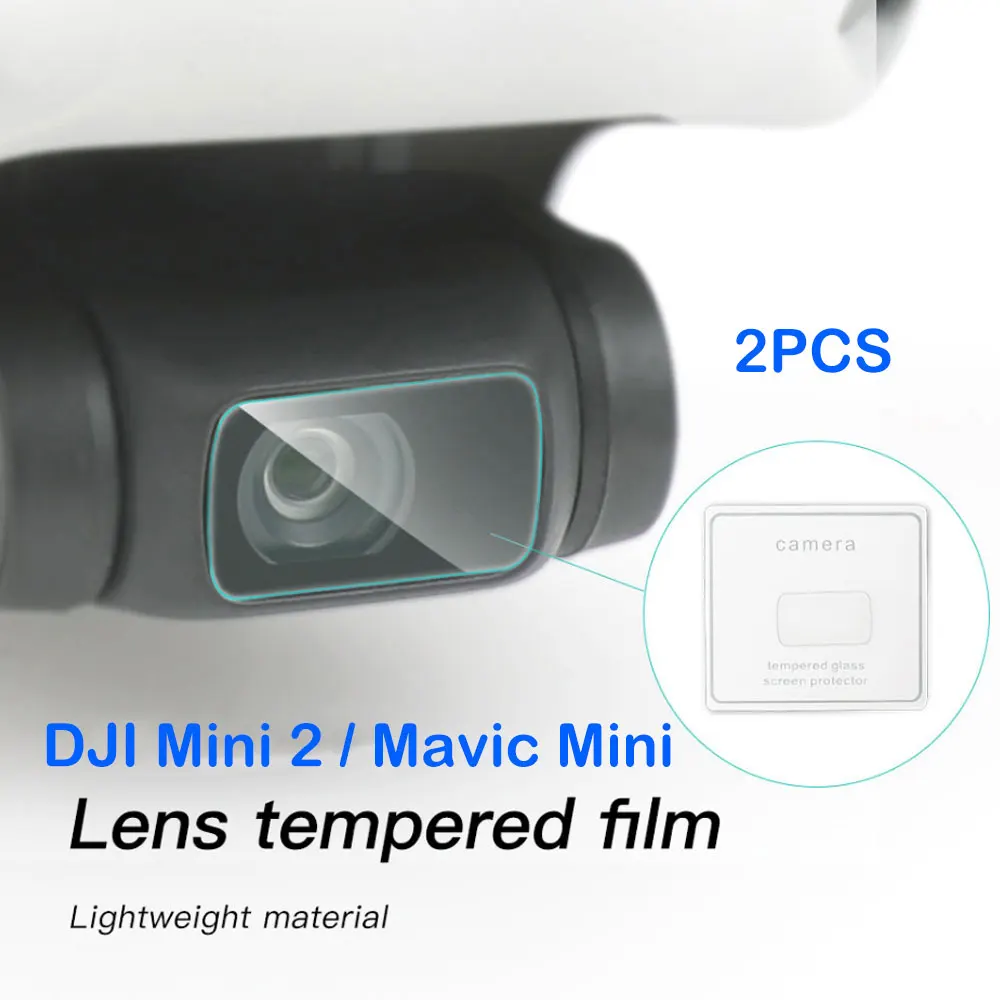 2 шт. Камера объектив Защитная пленка для DJI Mavic Pro Mini из закаленного стекла с