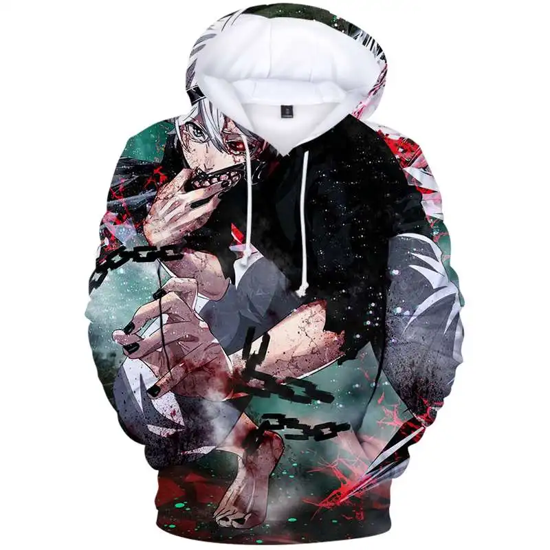 

Tokyo Ghoul Japanese Anime Men Hoodies Kaneki Ken Eyes Comic 3d Print Loose Sweatshirt Streetwear Harajuku Oversize Hoodie Male