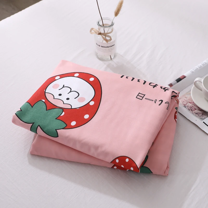 

Shinning home 1pc Strawberry Duvet Cover Twin/Full/Queen/King Size Bedclothes Comforter Cover edredom Microfiber Quilt Cover