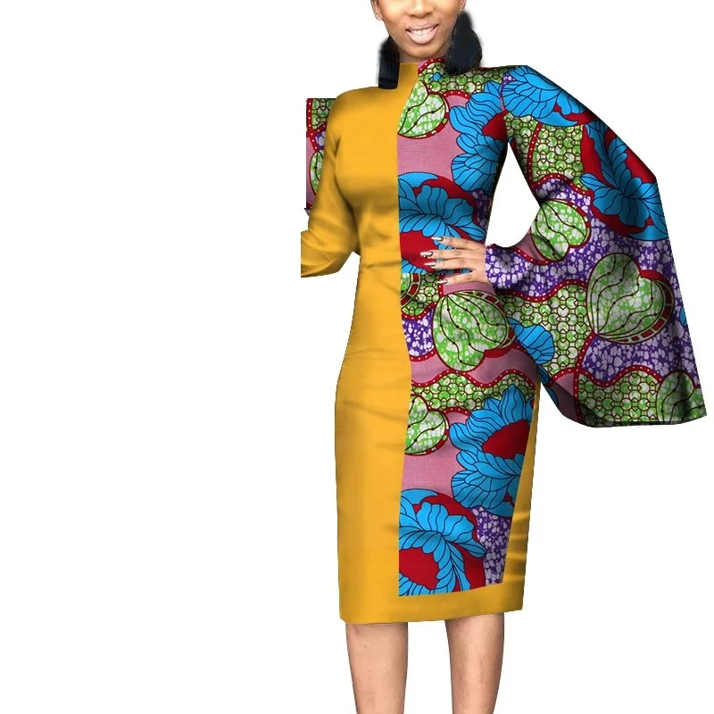 

African Dresses for Women African Dresses for Couples Shirt and Pants Sets Lover Couples Clothes Print Long Dress Wyq312
