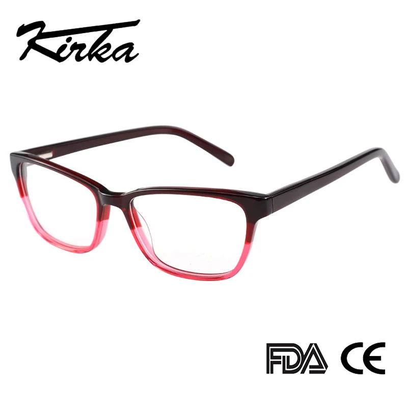 Новинка от Kirka ацетатные винтажные женские оптические оправы модные цветные очки