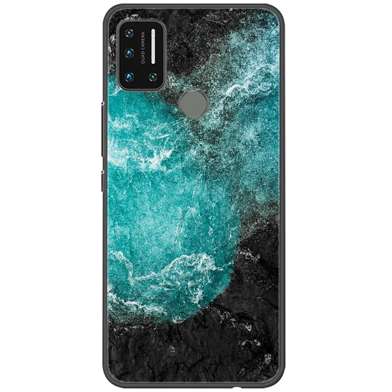 for umidigi a9 pro case silicone soft print marble phone cover for umidigi a7 pro case tpu bumper a9pro 2021 a7pro a 9 fundas free global shipping