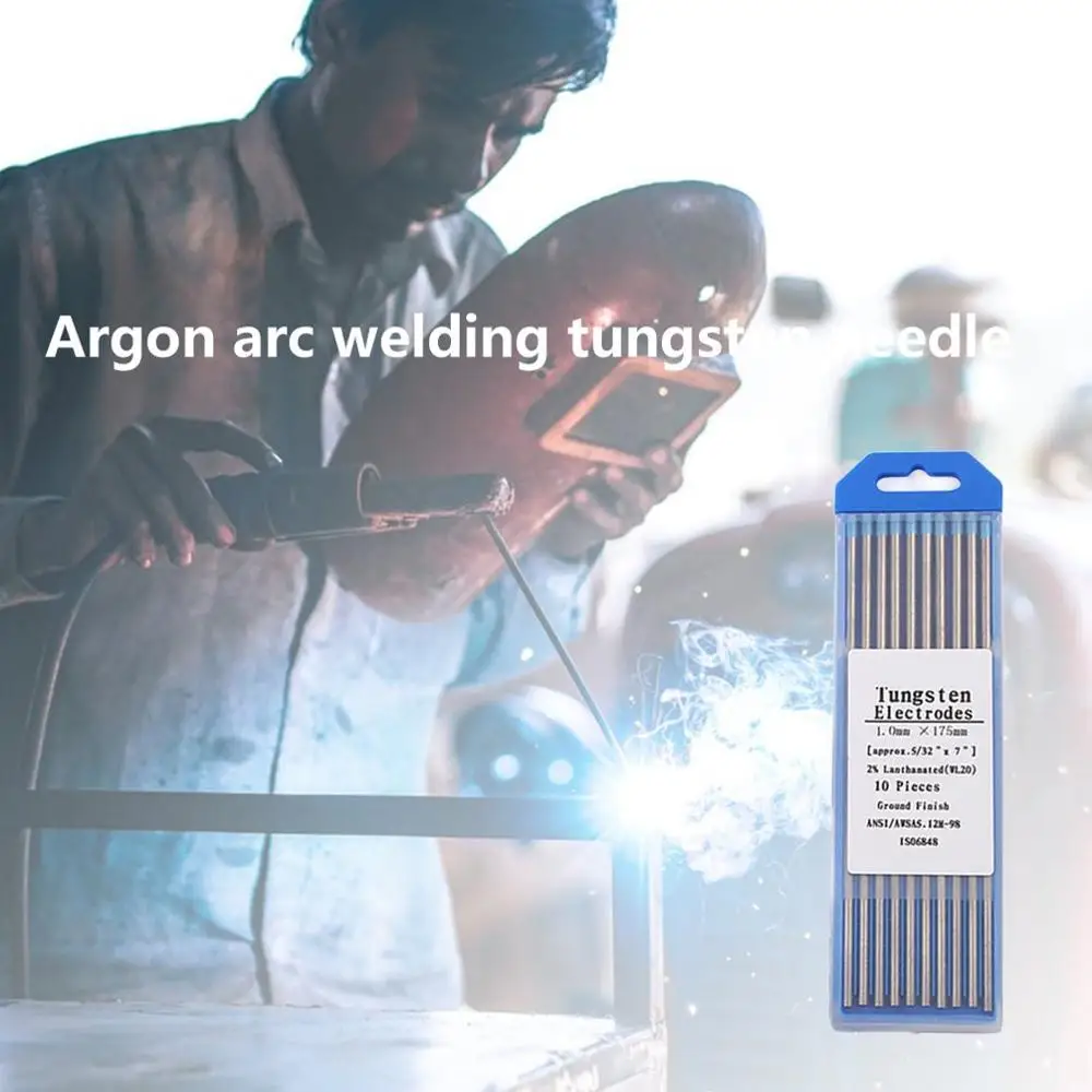 Вольфрамовая электродная головка WL20 синего цвета вольфрамовая игла/стержень для