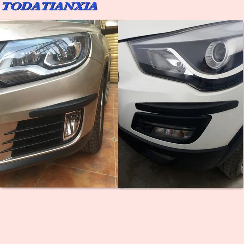 Защитная лента для бампера автомобиля 2 шт. стикер toyota aygo a golf 5 ibiza dacia duster fiat 500 suzuki