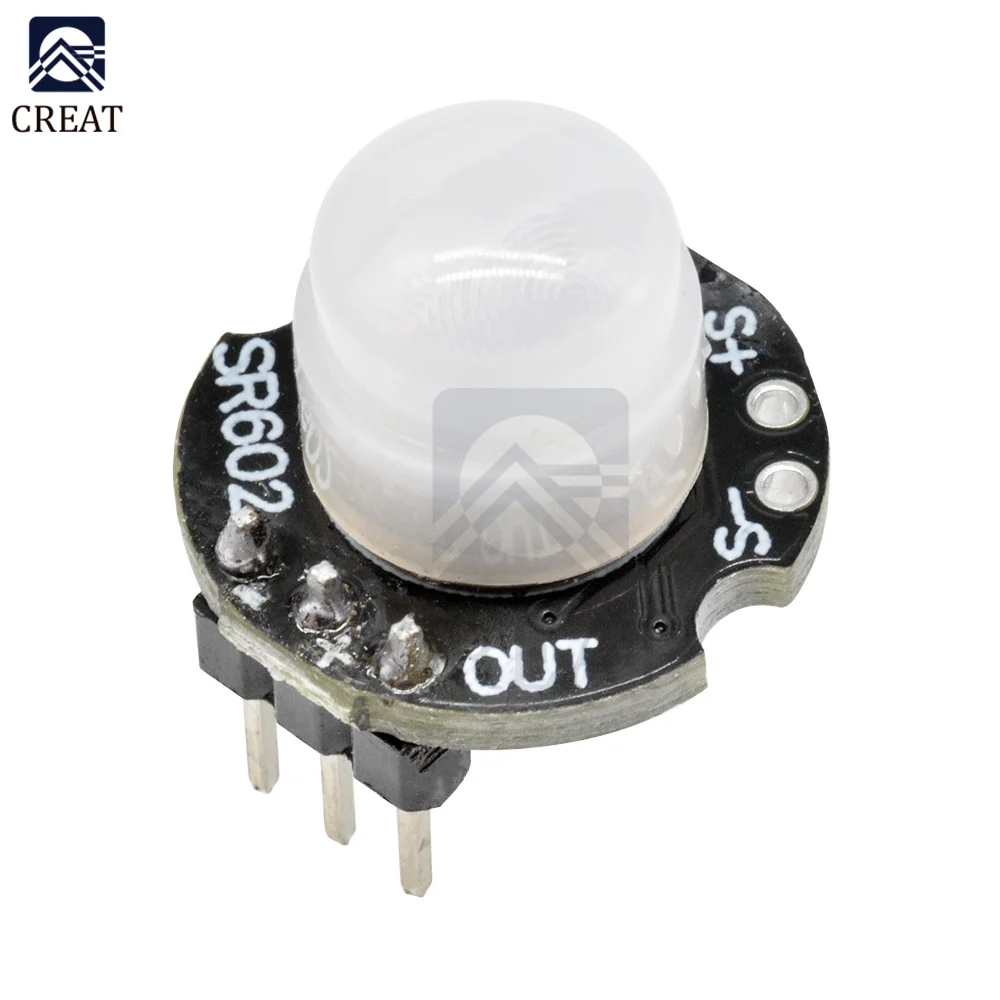 Мини-модуль детектора движения SR602 пироэлектрический инфракрасный PIR-модуль с