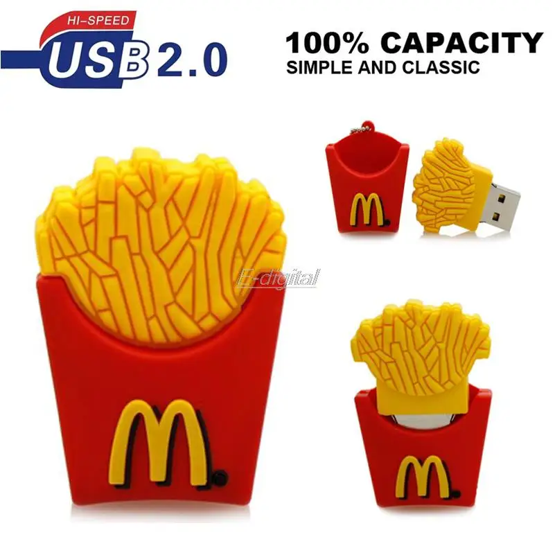 Mcdonald's Питание usb флешки хорошее качество флэшка 2 0 флеш накопитель 64 Гб
