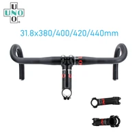 uno matte black bike handlebar 31 8x380400420440mm bicycle handlebar road cycling accessories parst
