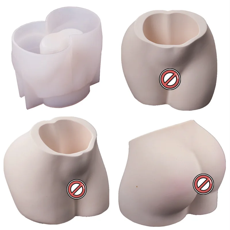 

DIY Resin Crystal Epoxy Model Butt Vase Pen Holder Art Silicone Mold Jewelry Accessories Jewelry Tools