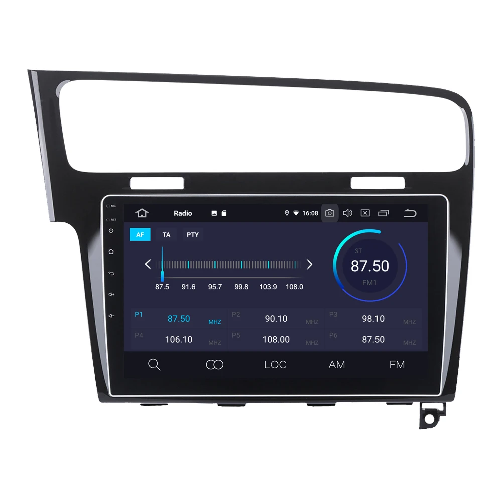 Для VW Golf 7 MK7 VII 2013 2014 2015 2016 Android 9 0 автомобильное радио стерео GPS навигация Navi медиа