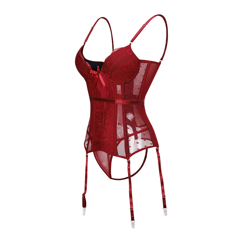 Сексуальное Женское Белье Стимпанк Корсет Топ Бюстье Shaper Underwear Нижнее Сетка