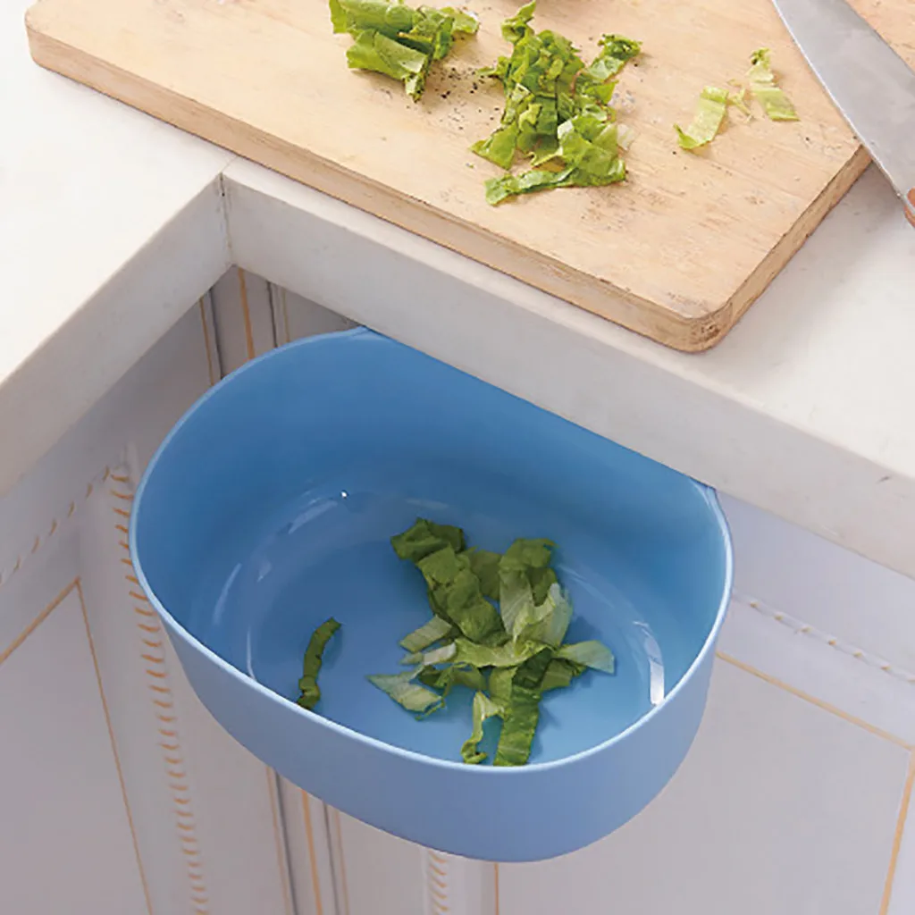 Подвесная корзина для мусора на дверь шкафа пластиковая органайзер кухни