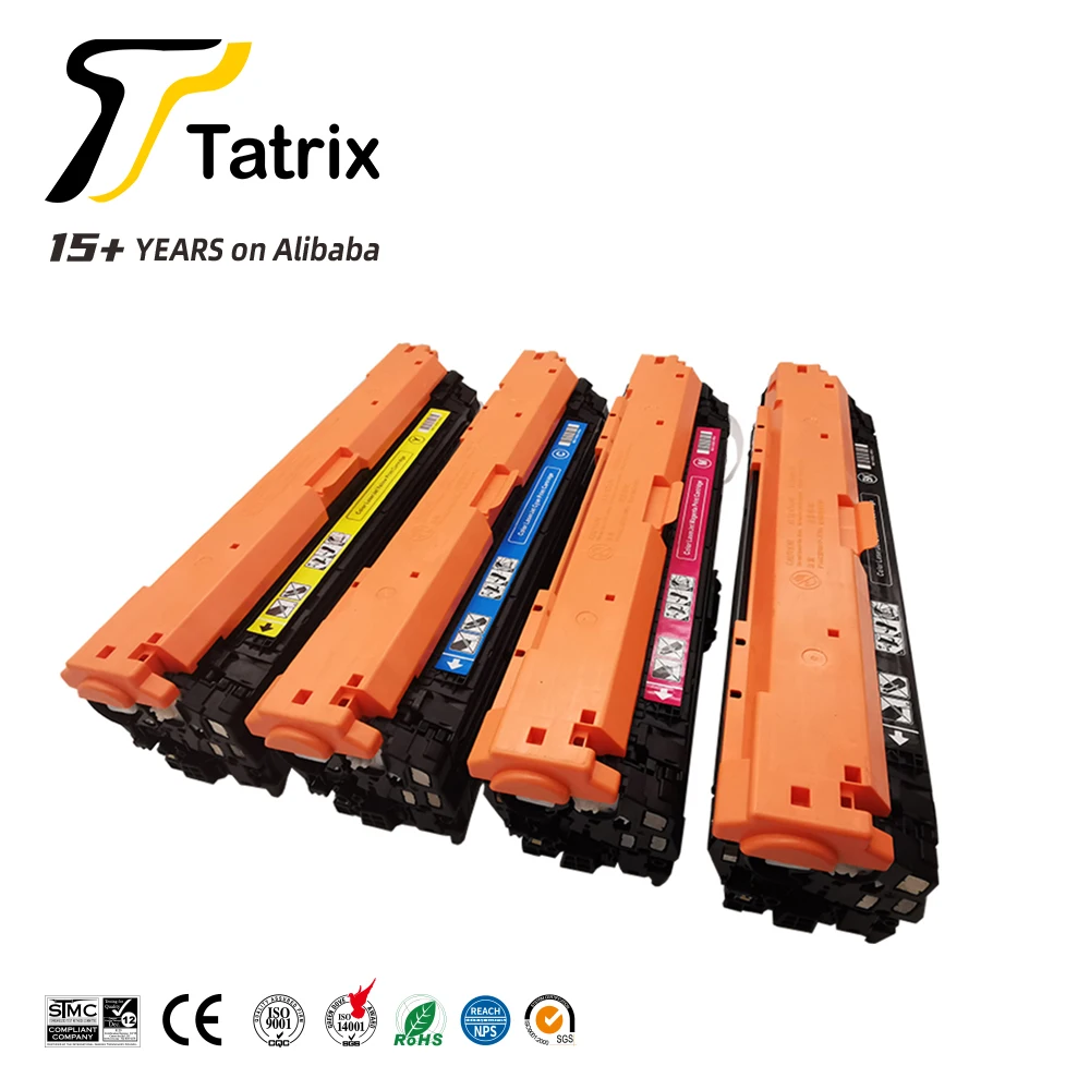 Тонер-картридж Tatrix 307A CE740A CE741A CE742A CE743A для лазерного принтера HP Laserjet CP5225 |