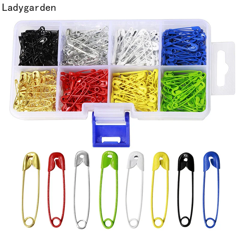 

400PCS 27MM Colorful Safety Pins DIY Sewing Tools Accessory Needles Large Safety Pin Small Brooch Apparel Accessories