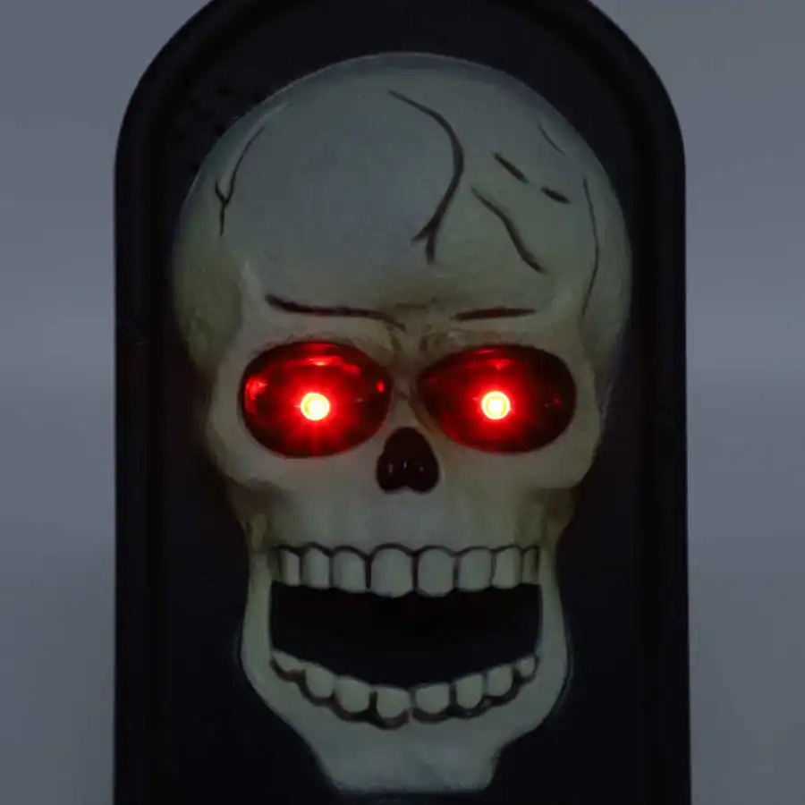 Хэллоуин жуткий череп дверной звонок с привидениями дом тема вечерние реквизит