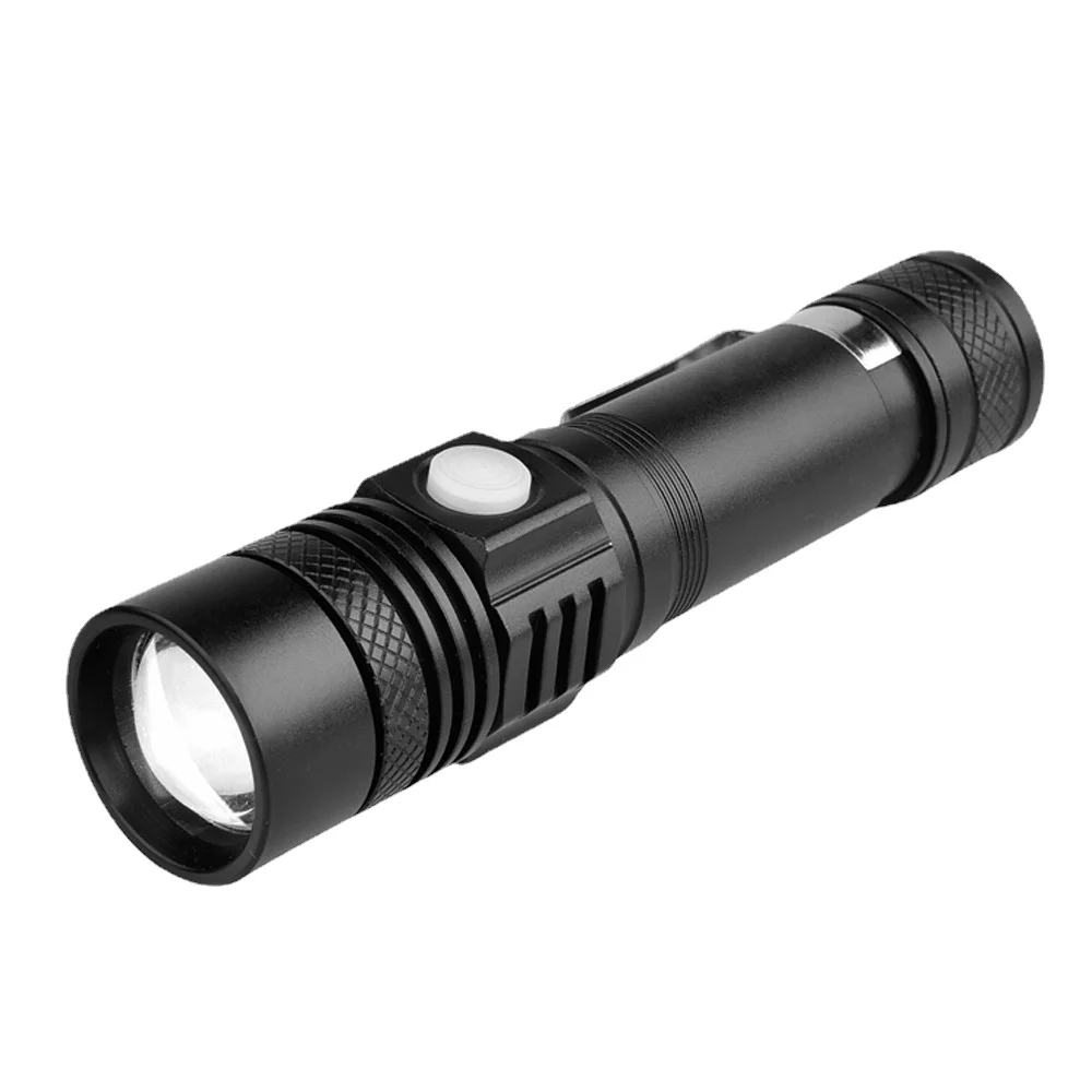 

Powerful Led Flashlight USB Rechargeable Zoom Torch LED Hand Lamp 18650 Battery Flash Light Use For Camping Hiking Working