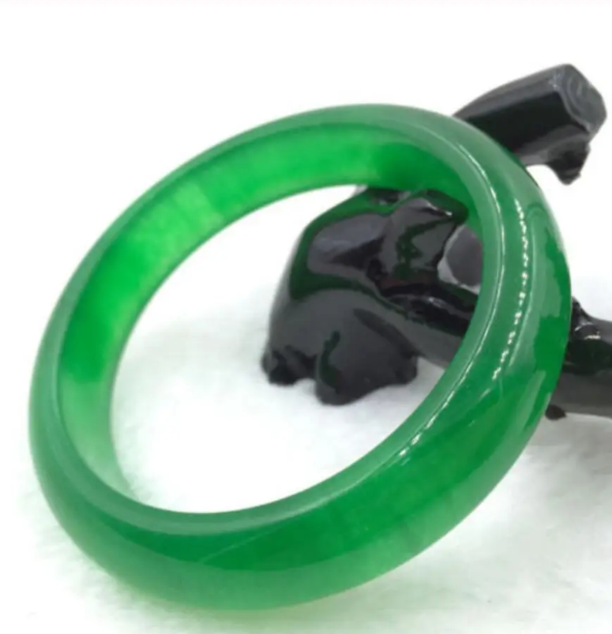 

Free Shipping Chinese Natural Nephrite Green natural Bangle Bracelet style Fine jewe Noble 100% Natural natural -Bride jewelry