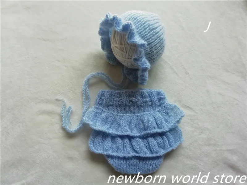 Реквизит для фотосъемки новорожденных мохер шапка-Подсолнечник и шорты. |