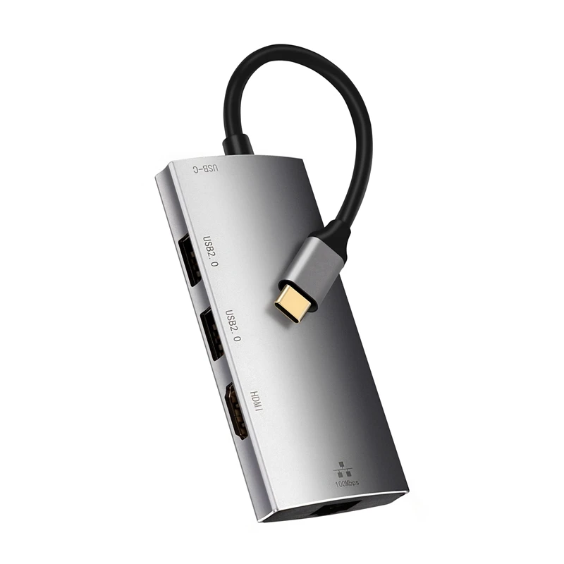 OPQ USB C Hub для Mac Book Pro/Air iPad Pro 5 в 1 с Ethernet(100M) 4K HDMI 2 0 Power Delivery|USB-хабы| |