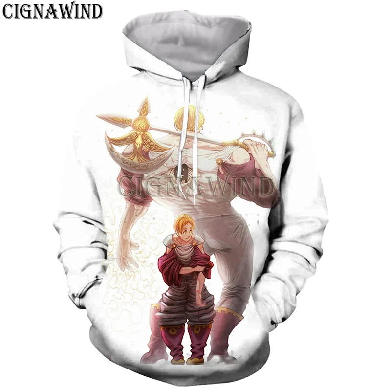 Толстовка Мужская/женская с капюшоном и 3D-принтом Семь смертных грехов - купить