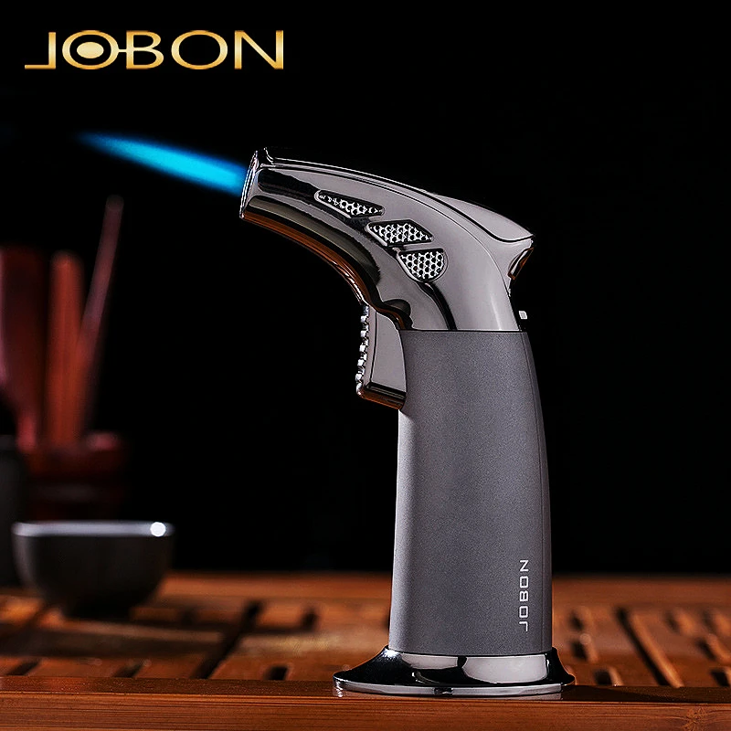 new windproof torch gas kitchen lighter jet spray gun butane metal cigar lighter welding outdoor bbq household igniter gadgets free global shipping