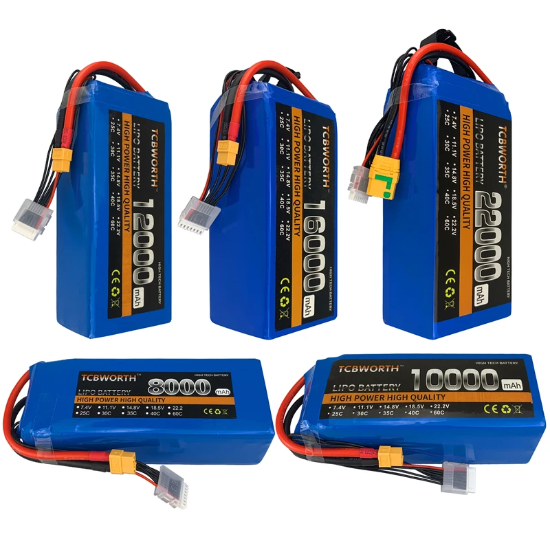 5S RC LiPo батарея 18 5 V 10000mAh 25C для радиоуправляемый самолет Квадрокоптер Quadrotor