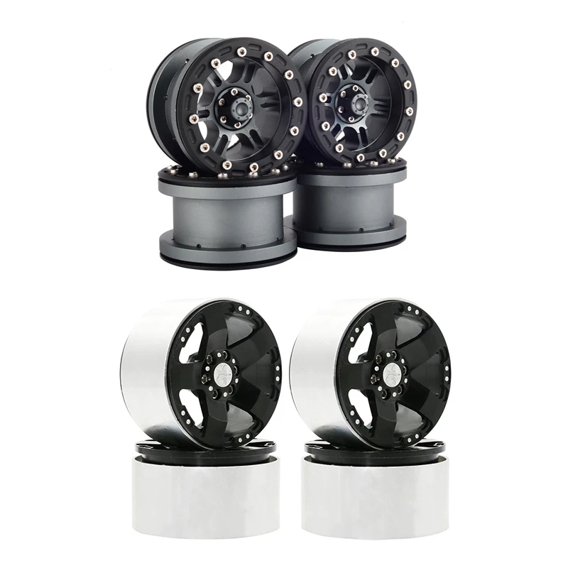 

8 шт., металлические 2,2 дюймовые колесные диски Beadlock для 1/10 RC Rock Crawler Axial SCX10 RR10 Wraith TRAXXAS TRX4 TRX6