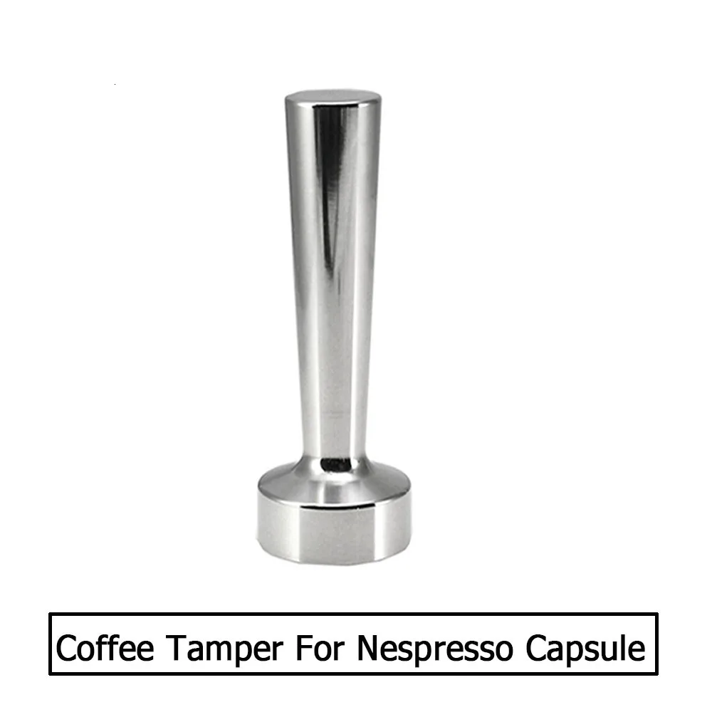 T-shape Nes пресс o твердая нержавеющая сталь плоское покрытие основание кофе трамбовщик для Es пресс o DIY руководство кофе в зернах мельница пресс кофемолка 1 шт - Цвет: T-shape