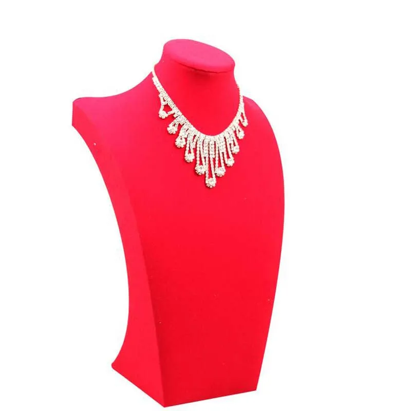 Роскошный бархатный держатель для ожерелья 5 вариантов | Украшения и аксессуары