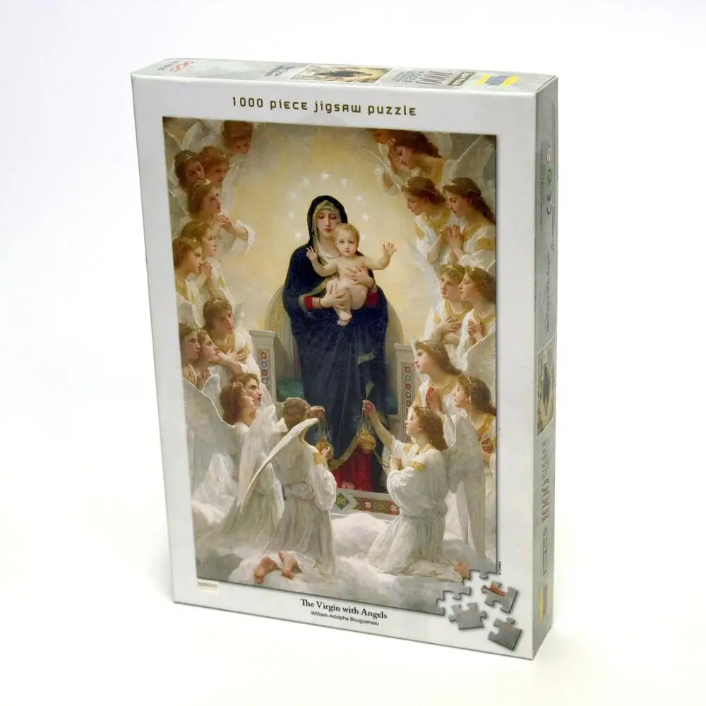Дева с ангелами 1000 Сделай Сам Пазлы для взрослых снятие стресса искусственная