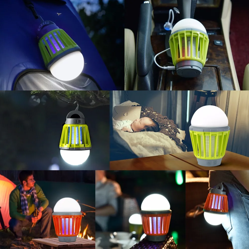 

Mosquito Zapper Lantern Camping Light USB Charging Mosquito Killer Lamp Multi-Purpose Pest Repeller Waterproof Bug Killer