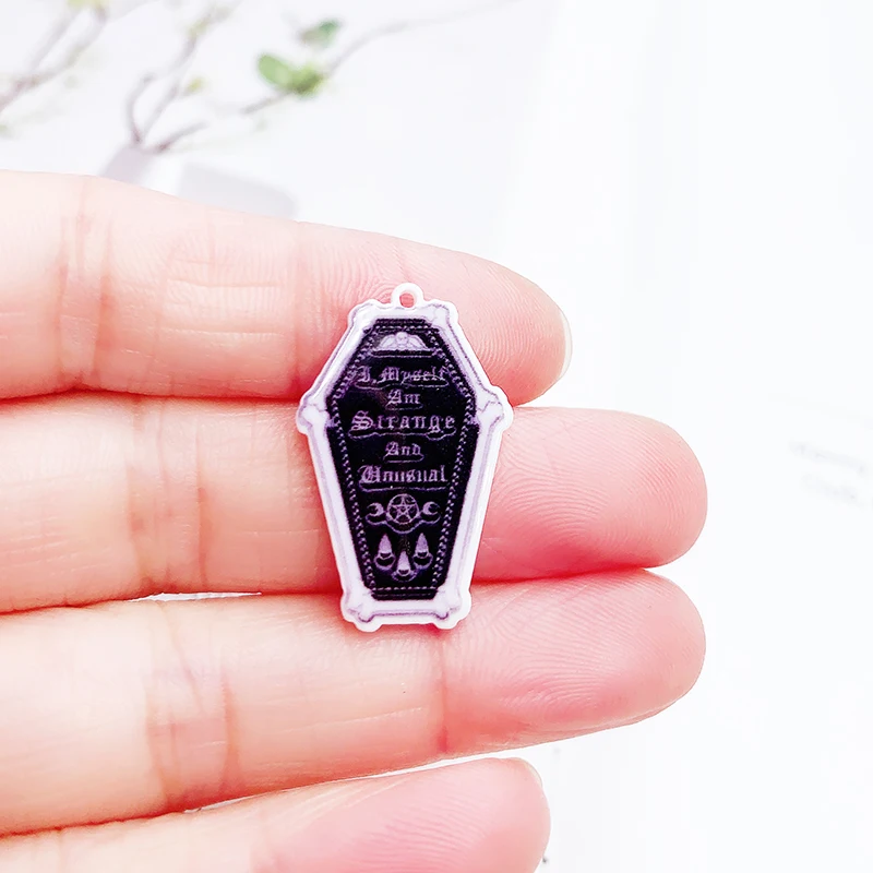 Подвески Акриловые 10 шт. подвески из эпоксидной смолы для кошек клоунов сережек