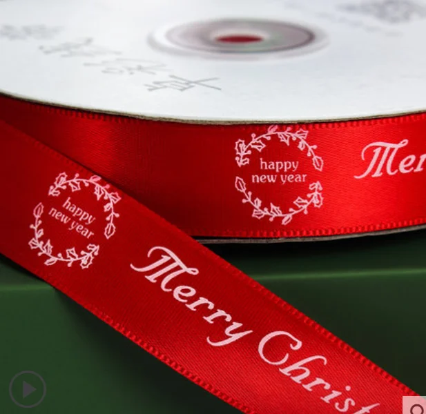 Лента для упаковки подарков Счастливого Рождества ленты снеговика