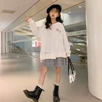 autumn 2021 new girl clothes set pullover hoodie skirt two piece sets fashion clothing big kids spring streetwear outfit 10 12