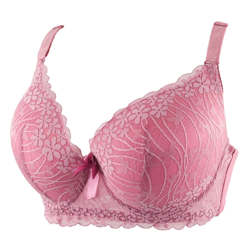 Бюстгальтер Plusgalpret кружевной с чашками пуш-ап пикантное нижнее белье на