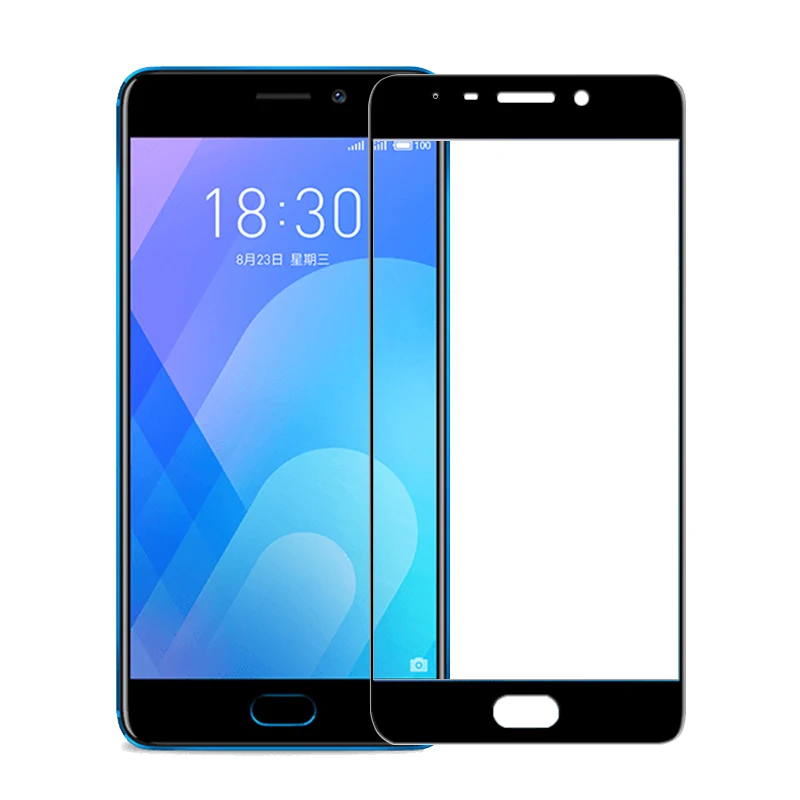 Красочное полное покрытие из закаленного стекла для Meizu M6 Note M6S M6T стекло экрана M5