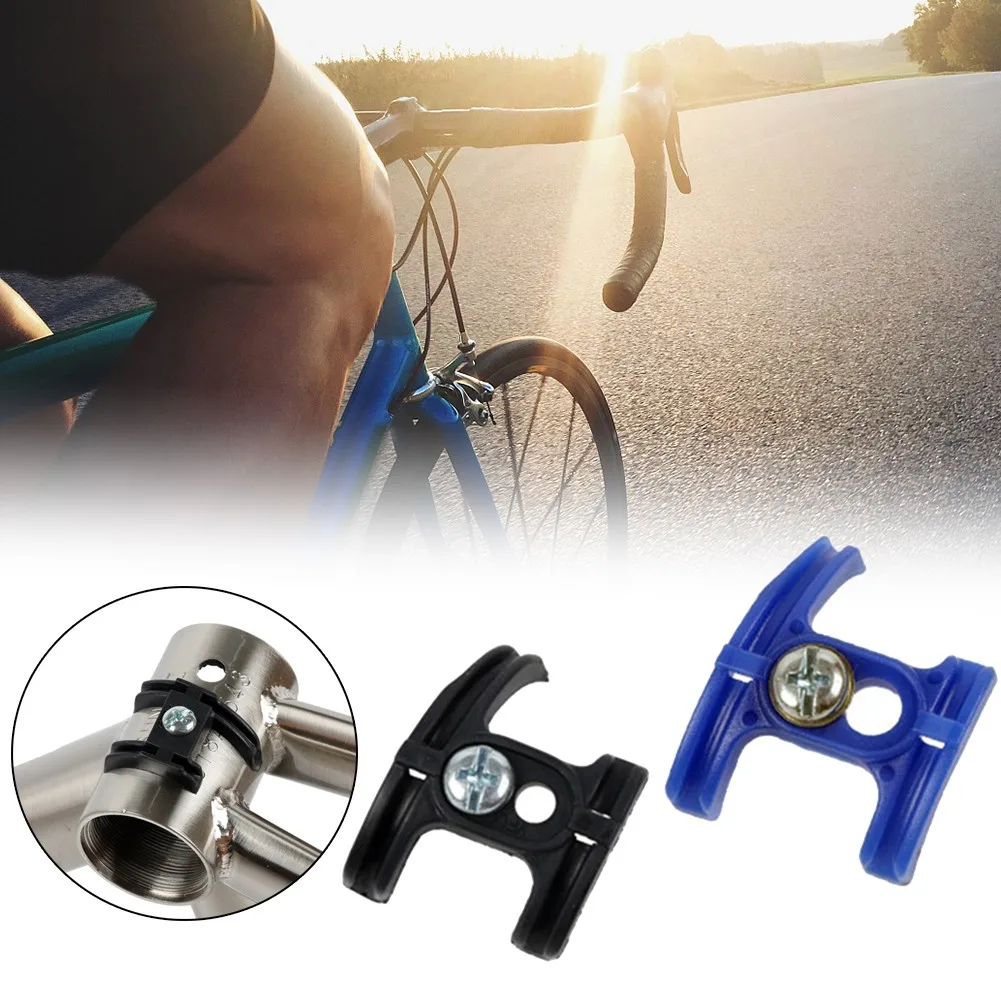 

Bike Shifter Gear Cable Guide For Under Bottom Bracket With Fixing Screw Bike Shifter Fixed Clamp Conversion Frame Cable Guide