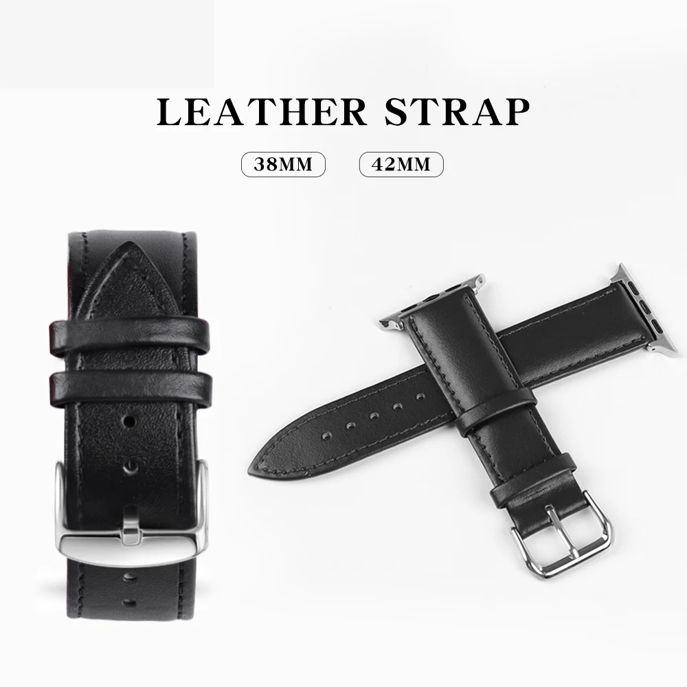

Оригинальные кожаные ремни для Correa наручных часов Apple Watch, версии 44 мм 40 мм ремешок 38 мм 42 мм ремень кожаный браслет для наручных часов Apple Watch ...