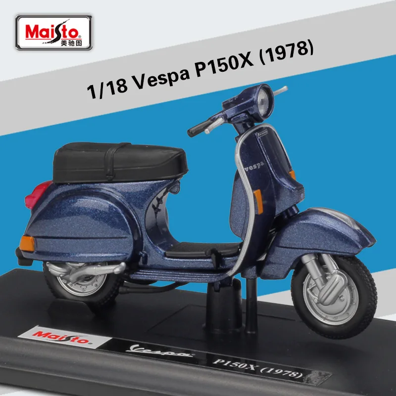 Маисто 1:18 весы Скутеры Vespa Металл литье под давлением Спортивная гонка мотоцикл