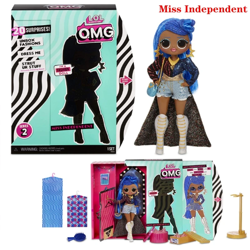 

100% Original L.O.L Surprise! OMG Winter Disco Dollie Fashion Doll & Sister LOL Doll anime figures